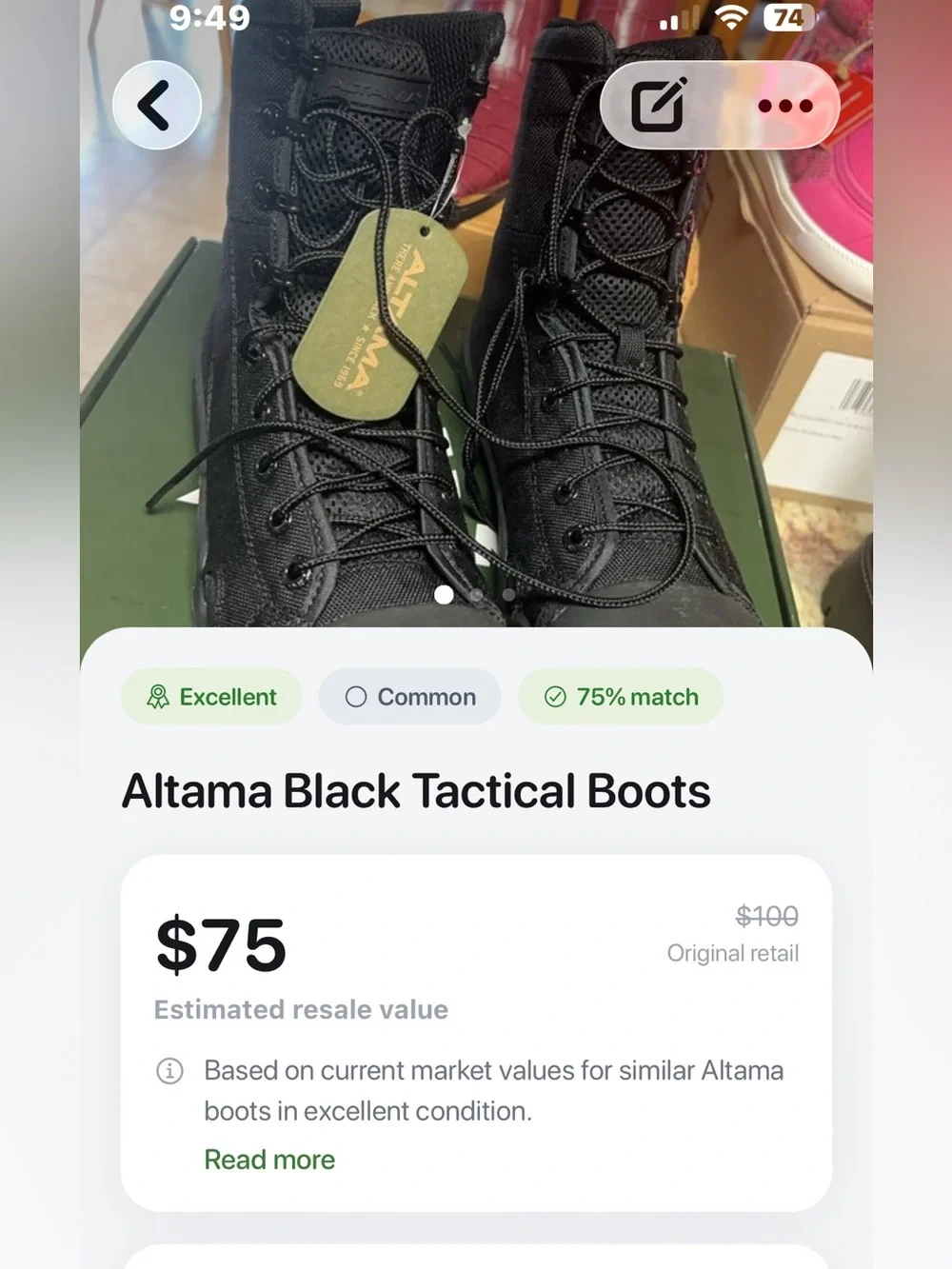 Altama durable black